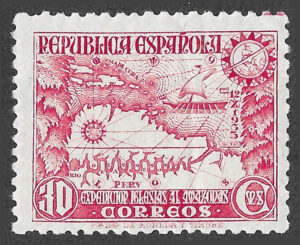 S401 – Spain 1935 – Expedición al Amazonas – 30 céntimos – Edifil 694 – MH