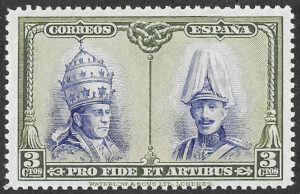 S295 – Spain 1928 – Pro Catacumbas Toledo – 3c – Edifil 405 – Mint Hinged