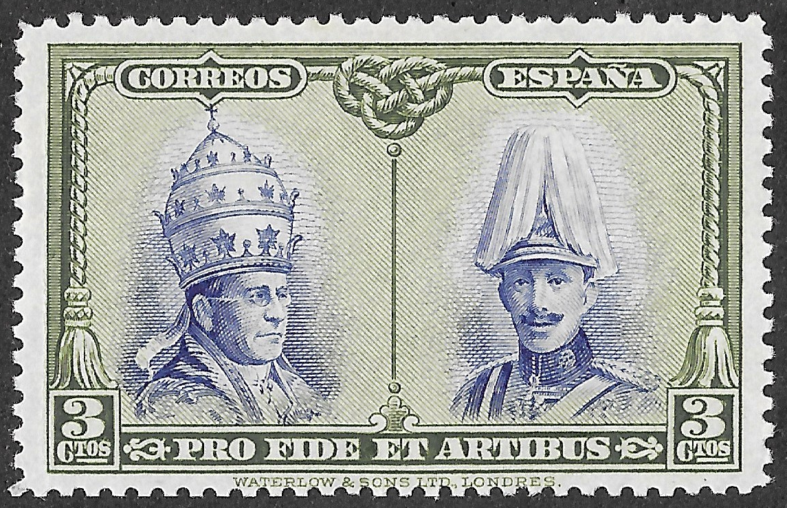 S295 – Spain 1928 – Pro Catacumbas Toledo – 3c – Edifil 405 – Mint Hinged