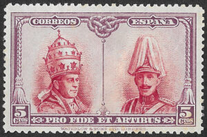 S296 – Spain 1928 – Pro Catacumbas Toledo – 5c – Edifil 406 – Mint Hinged