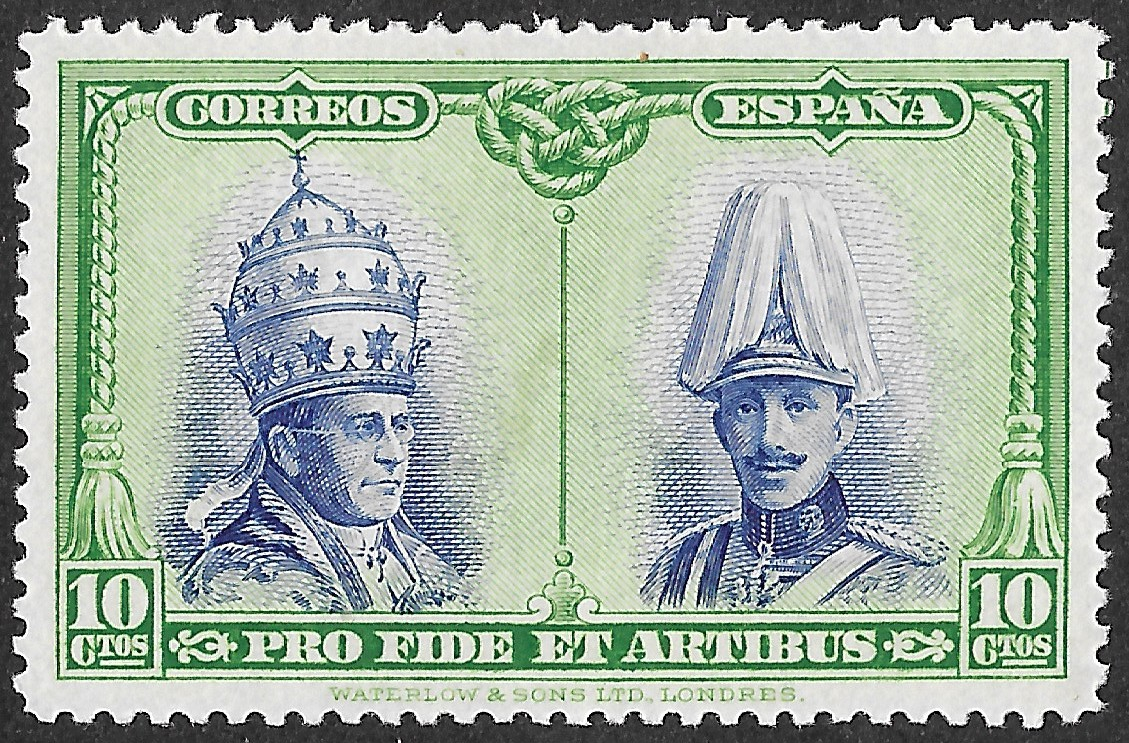 S297 – Spain 1928 – Pro Catacumbas Toledo – 10c – Edifil 407 – Mint Hinged