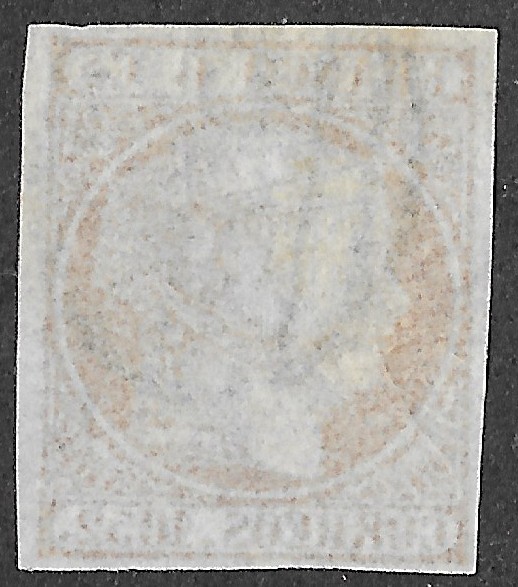 Spain. 1852. Queen Isabella II. 6 Cuartos Rose. Rose. EDIFIL 12. Cancelled. S142