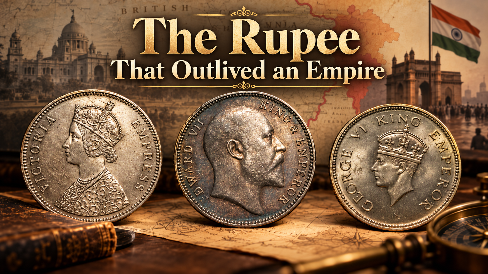 The Rupee That Outlived an Empire — cover illustration